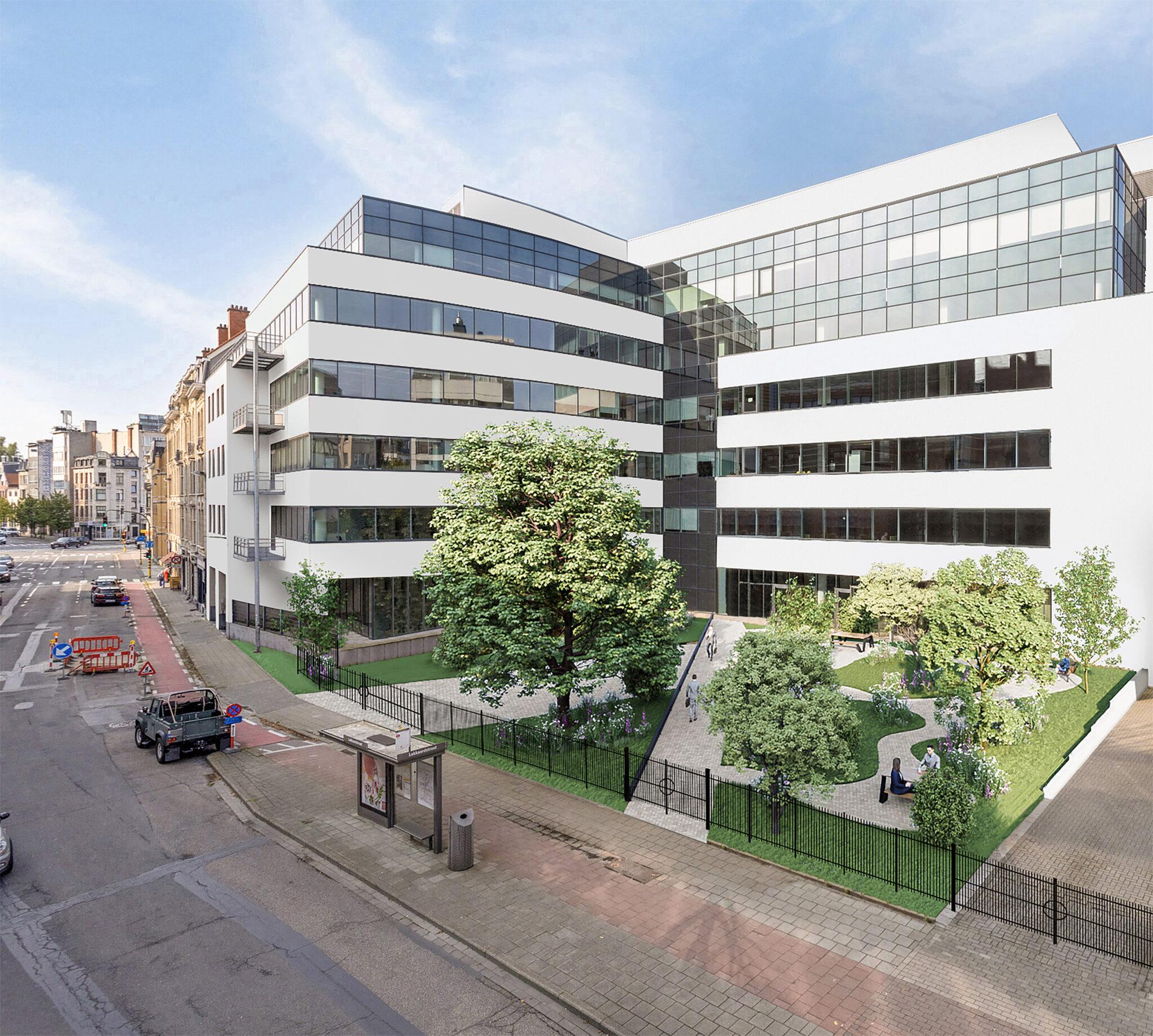 Gebouw The Compass in de Lange Lozanastraat te Antwerpen
